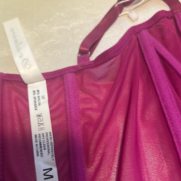 Purple Lace Bra with Contoured Support and Adjustable Straps - Picture 7 of 9